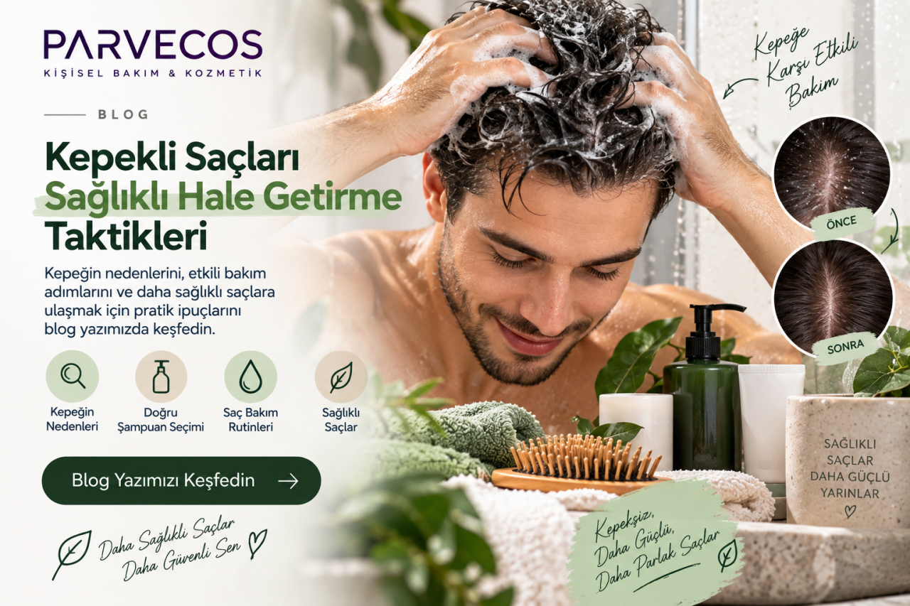Kepekli Saçları Sağlıklı Hale Getirme Taktikleri