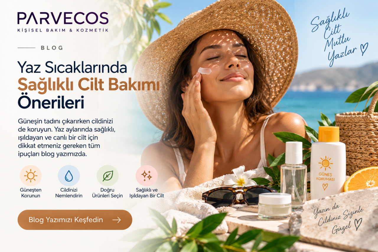 Yaz sıcaklarında sağlıklı cilt bakımı önerileri