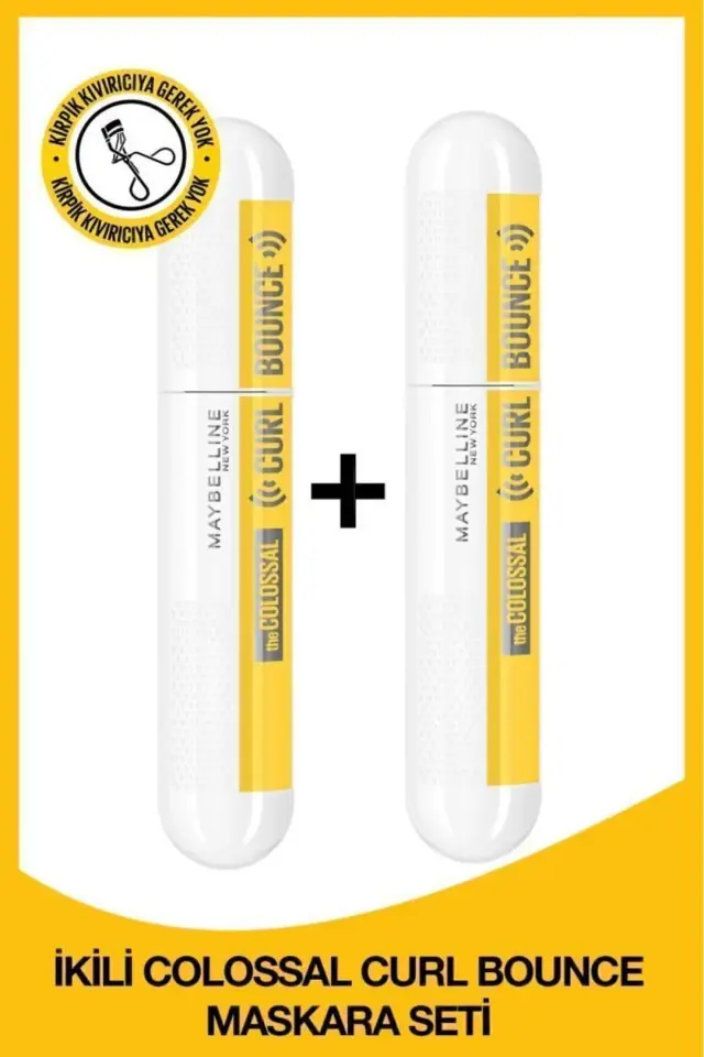 Maybelline Colossal Curl Bounce Maskara 2'li Set