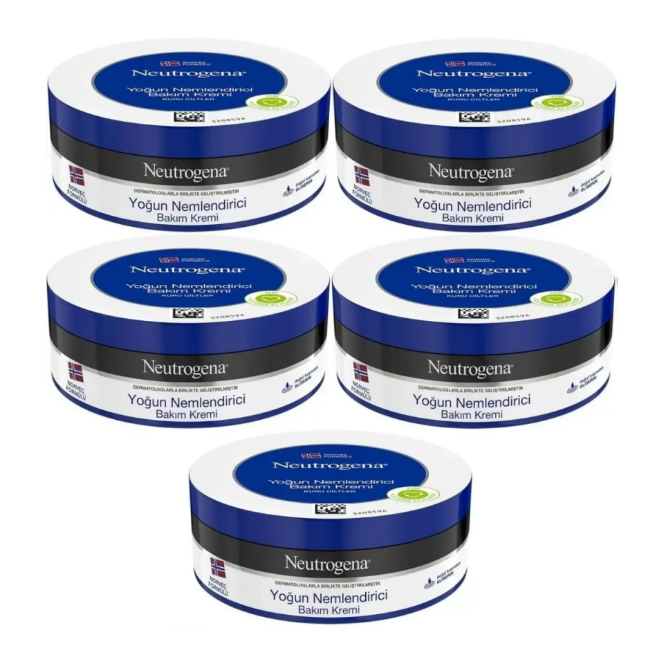Neutrogena Norveç Formülü Yoğun Bakım Kremi 200ml (5 Li Set)