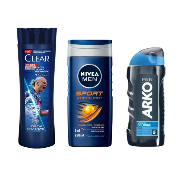 Nivea Erkekler İçin 3'Lü Kişisel Bakım Seti