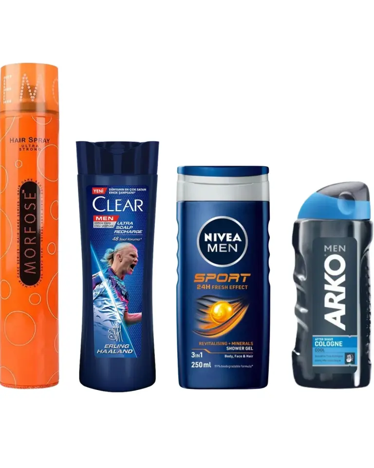 Nivea Erkekler İçin 4'Lü Kişisel Bakım Seti