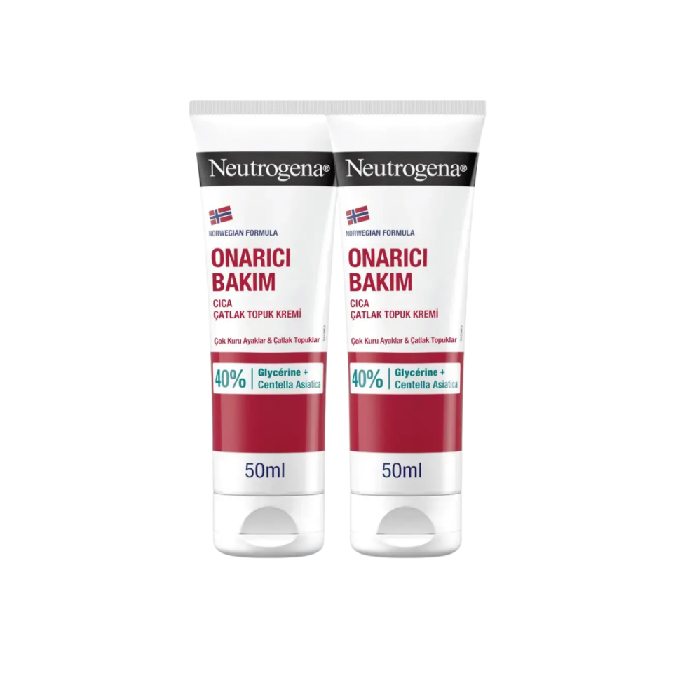 Neutrogena  Norveç Formülü CICA Çatlak Topuklar Için Ayak Kremi 50 ml X2
