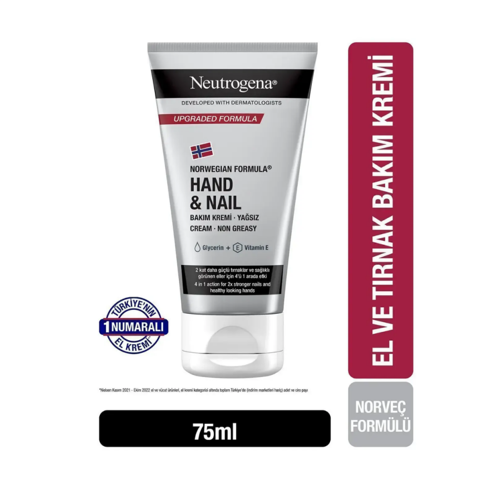 Neutrogena  Norveç Formülü El & Tırnak Bakım Kremi, 75 ml