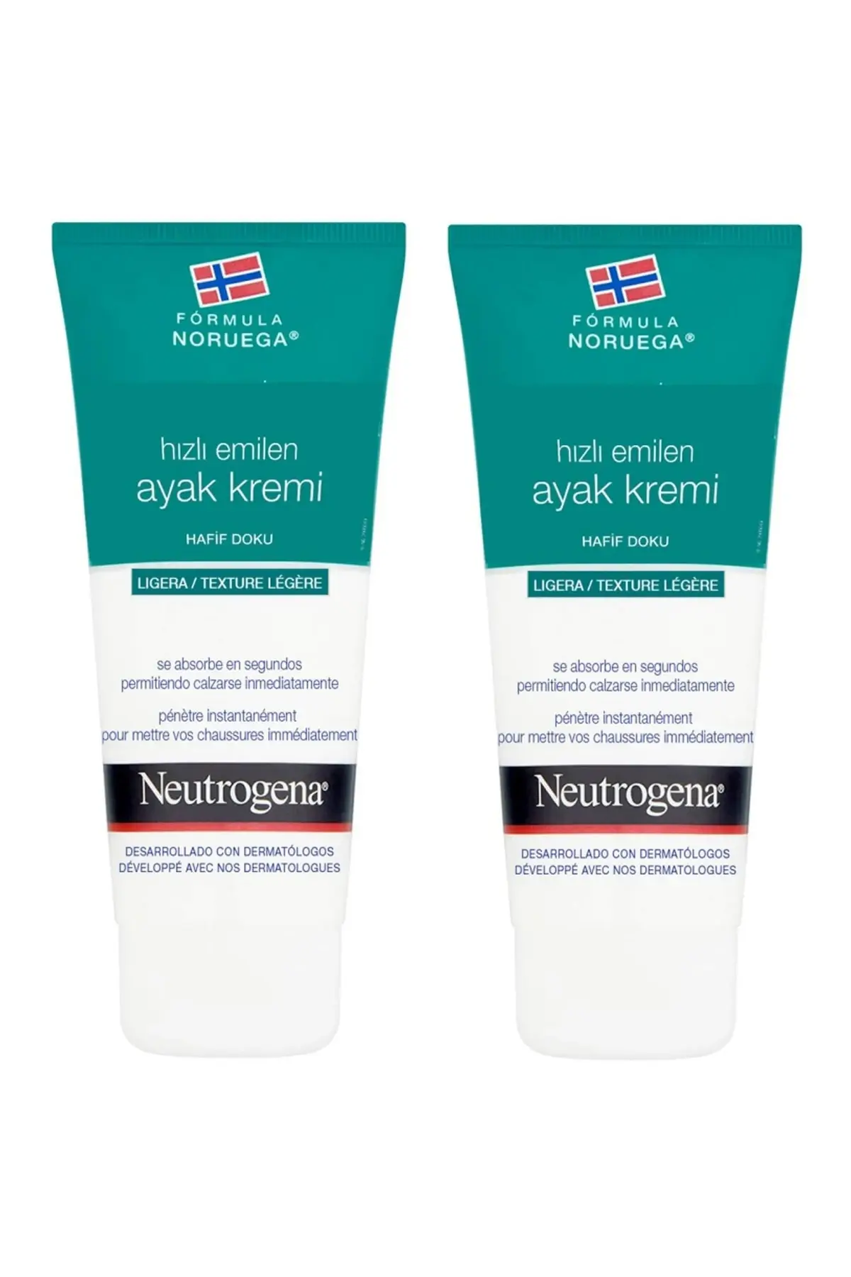 Norveç Formülü Hızlı Emilen Ayak Kremi 100 ml 2 Adet
