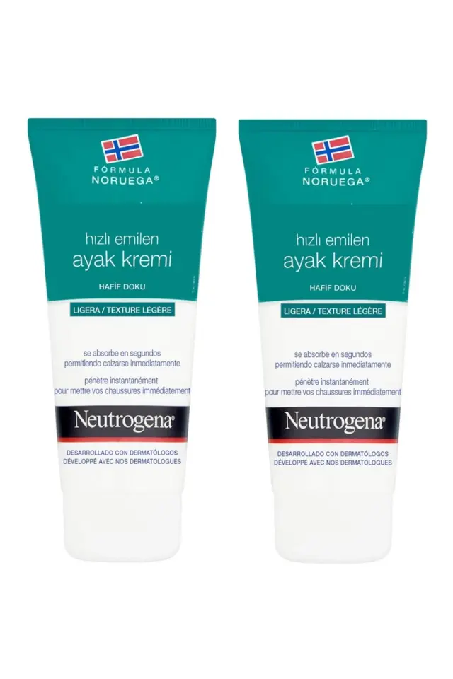 Norveç Formülü Hızlı Emilen Ayak Kremi 100 ml 2 Adet