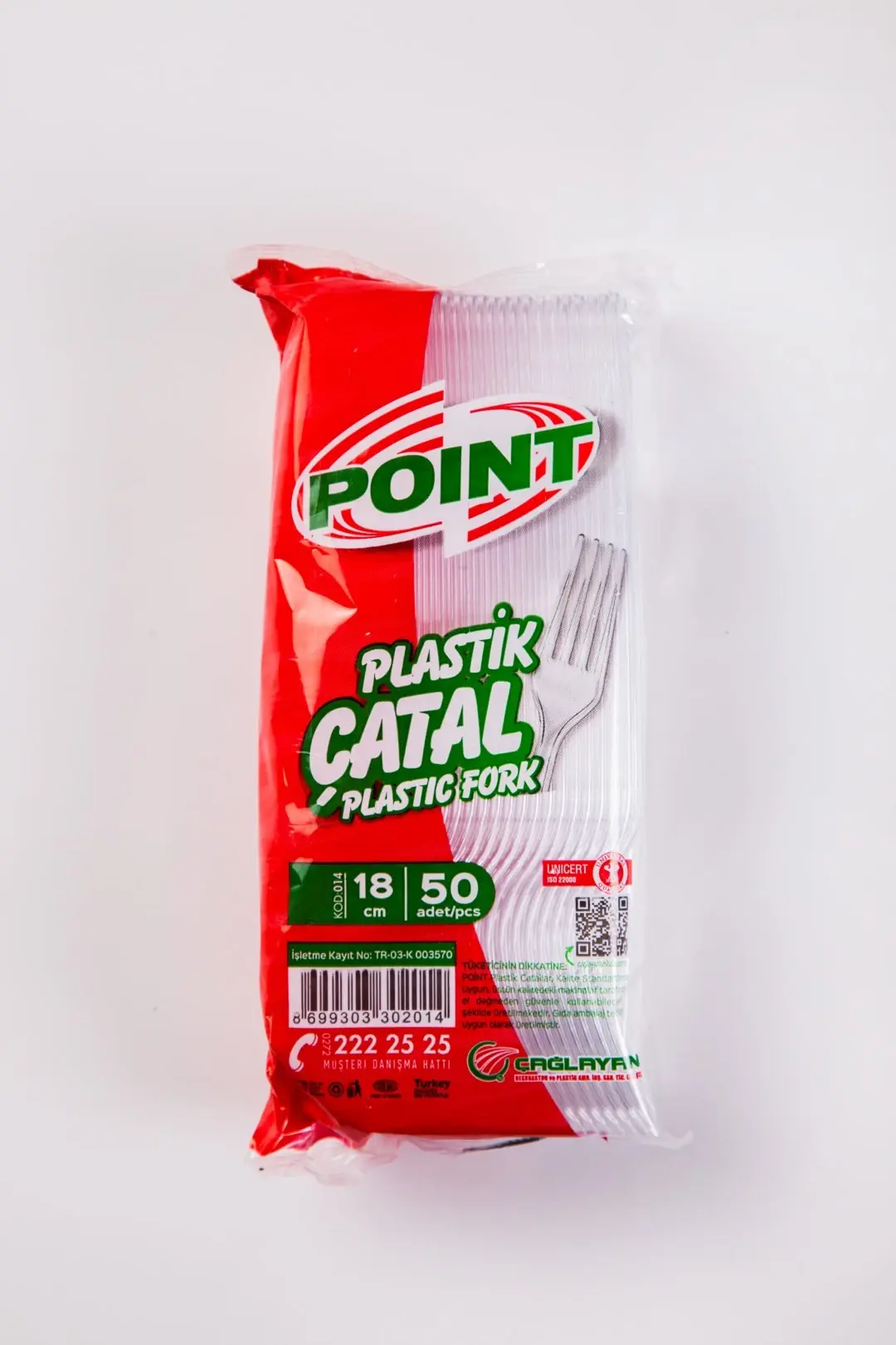 POINT PLASTİK LÜKS ÇATAL 50 ADET