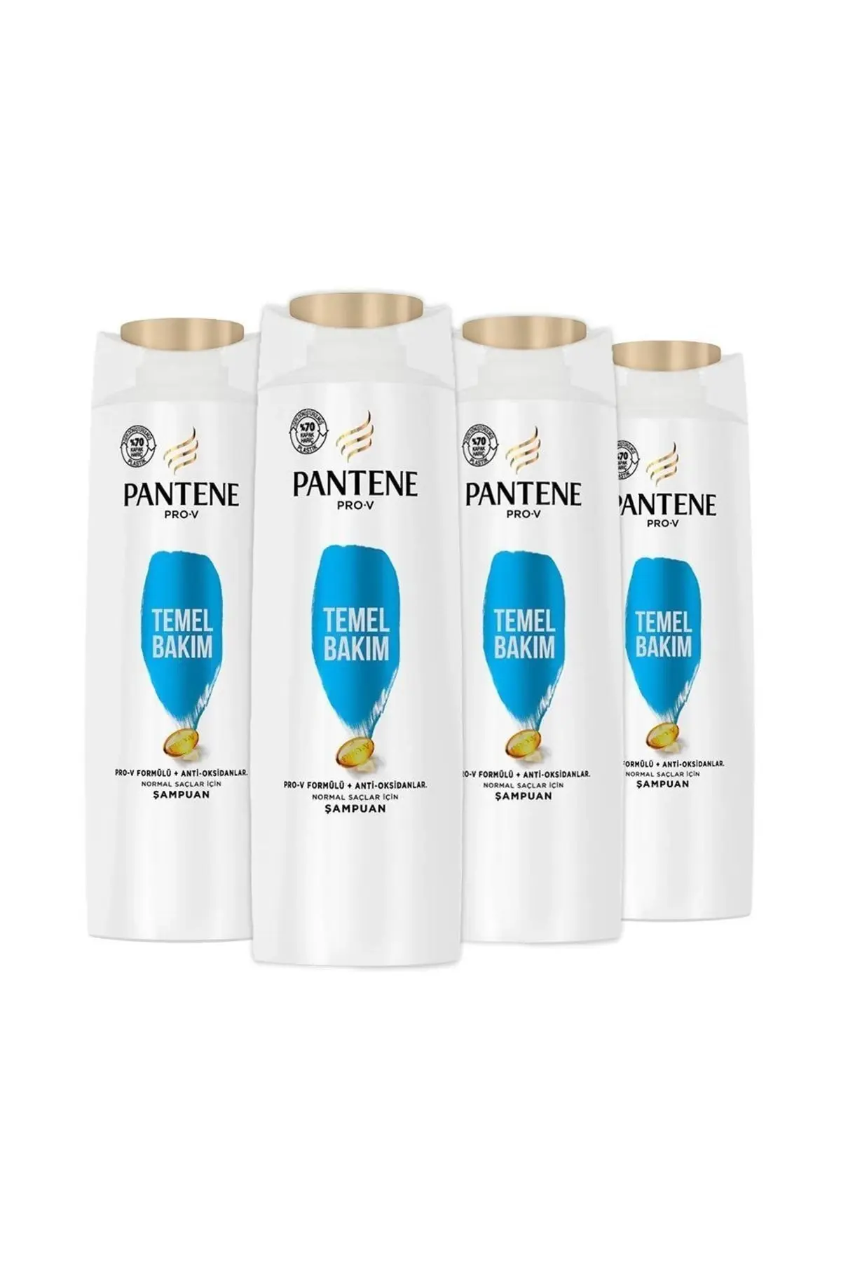 Pantene 350 ml Şampuan Temel Bakım X4