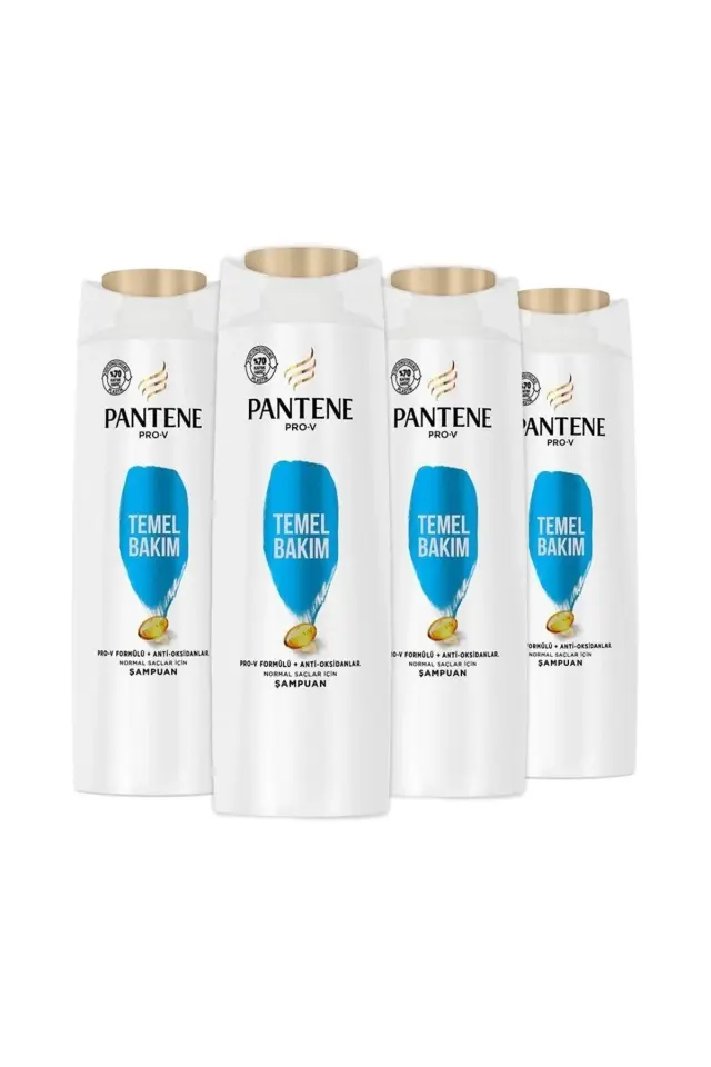 Pantene 350 ml Şampuan Temel Bakım X4
