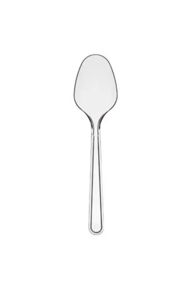 Point Plastik Lüx Şeffaf Kaşık - 18 Cm. - 3.2 Gr. - 3000 Adet - Koli