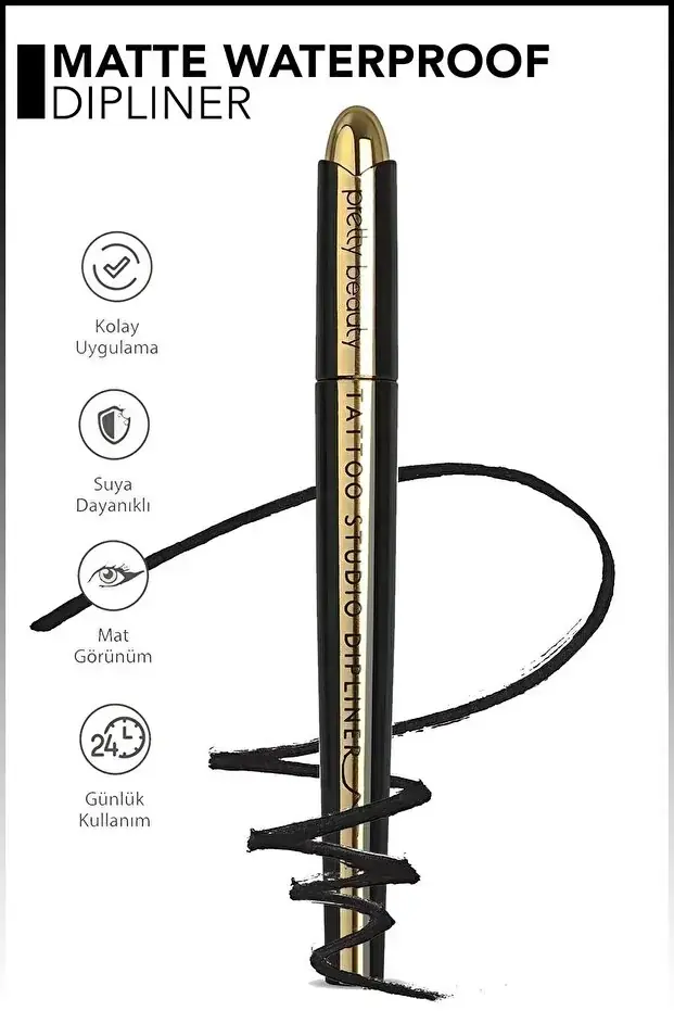 Pretty Beauty Tattoo Studio Dipliner Siyah