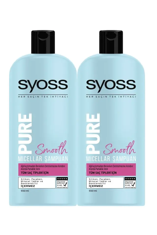 Pure Smooth Mıcellar Sampuan 550Ml X 2
