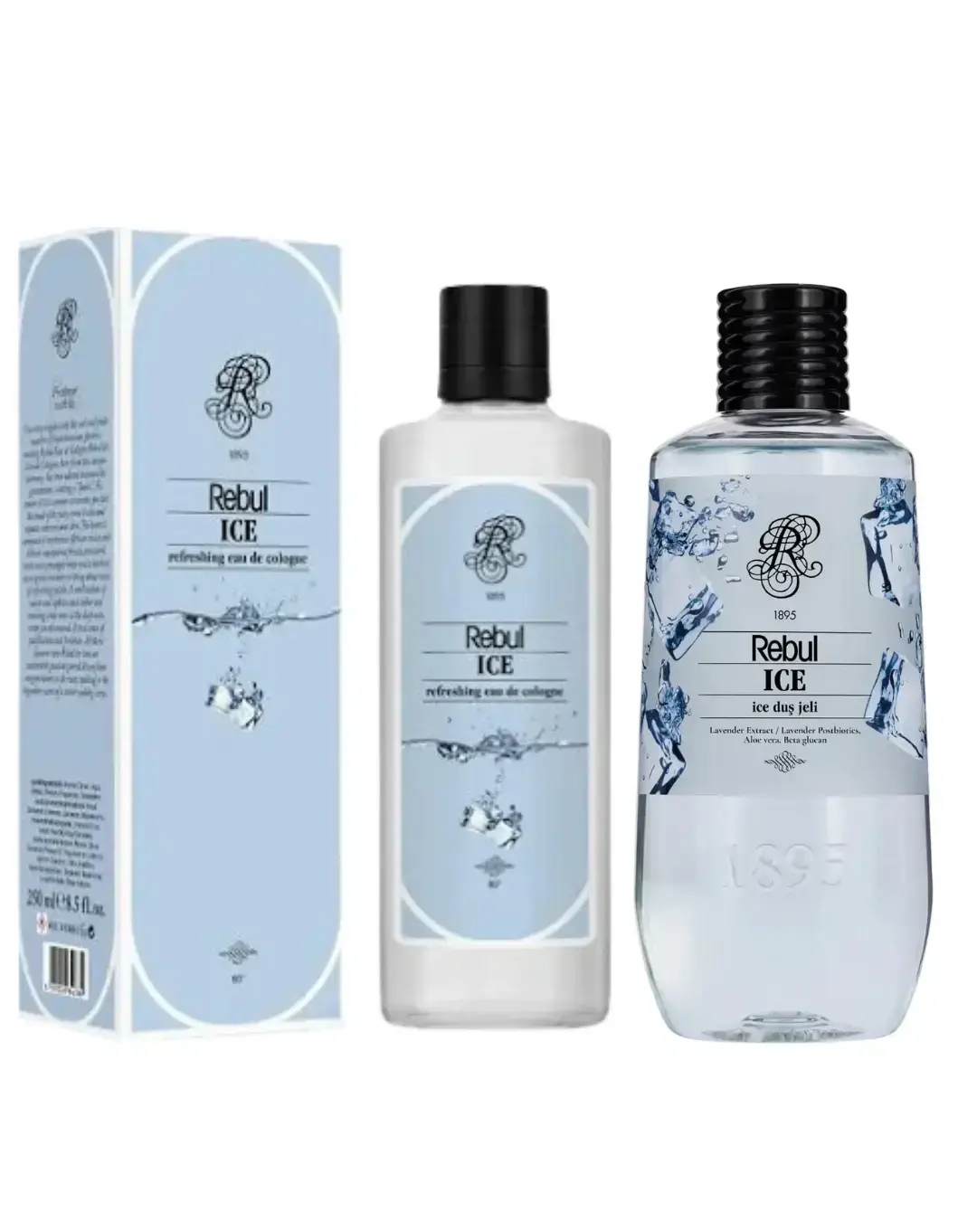 Rebul Ice Kolonya 250 ML + Rebul Duş Jeli 500 ML 2'li Set
