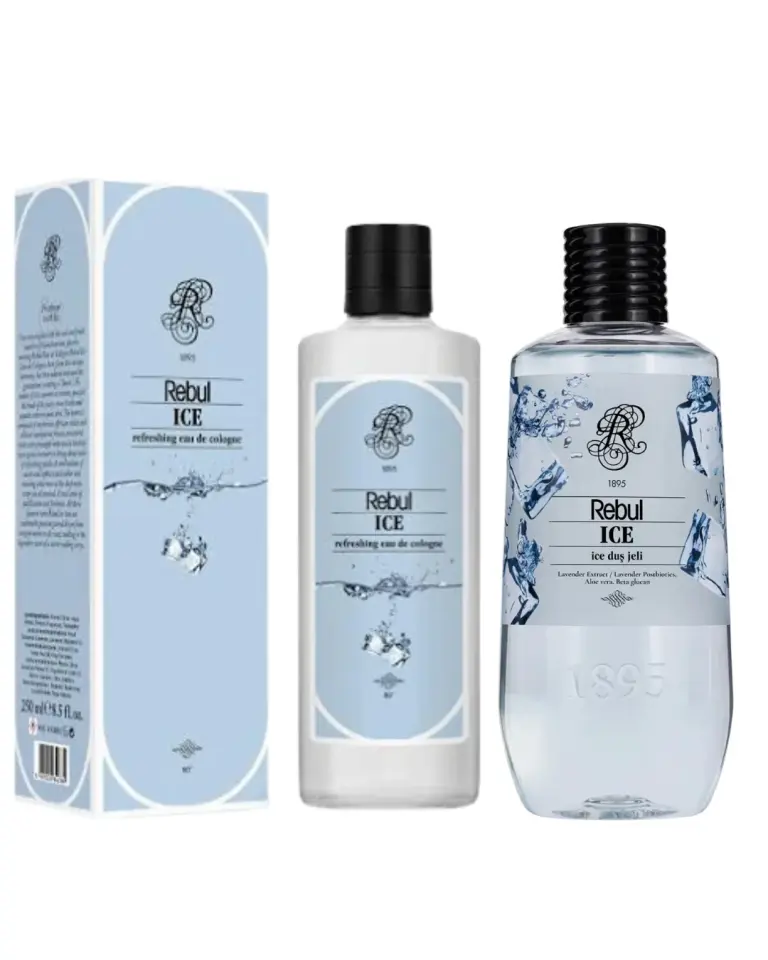 Rebul Ice Kolonya 250 ML + Rebul Duş Jeli 500 ML 2'li Set