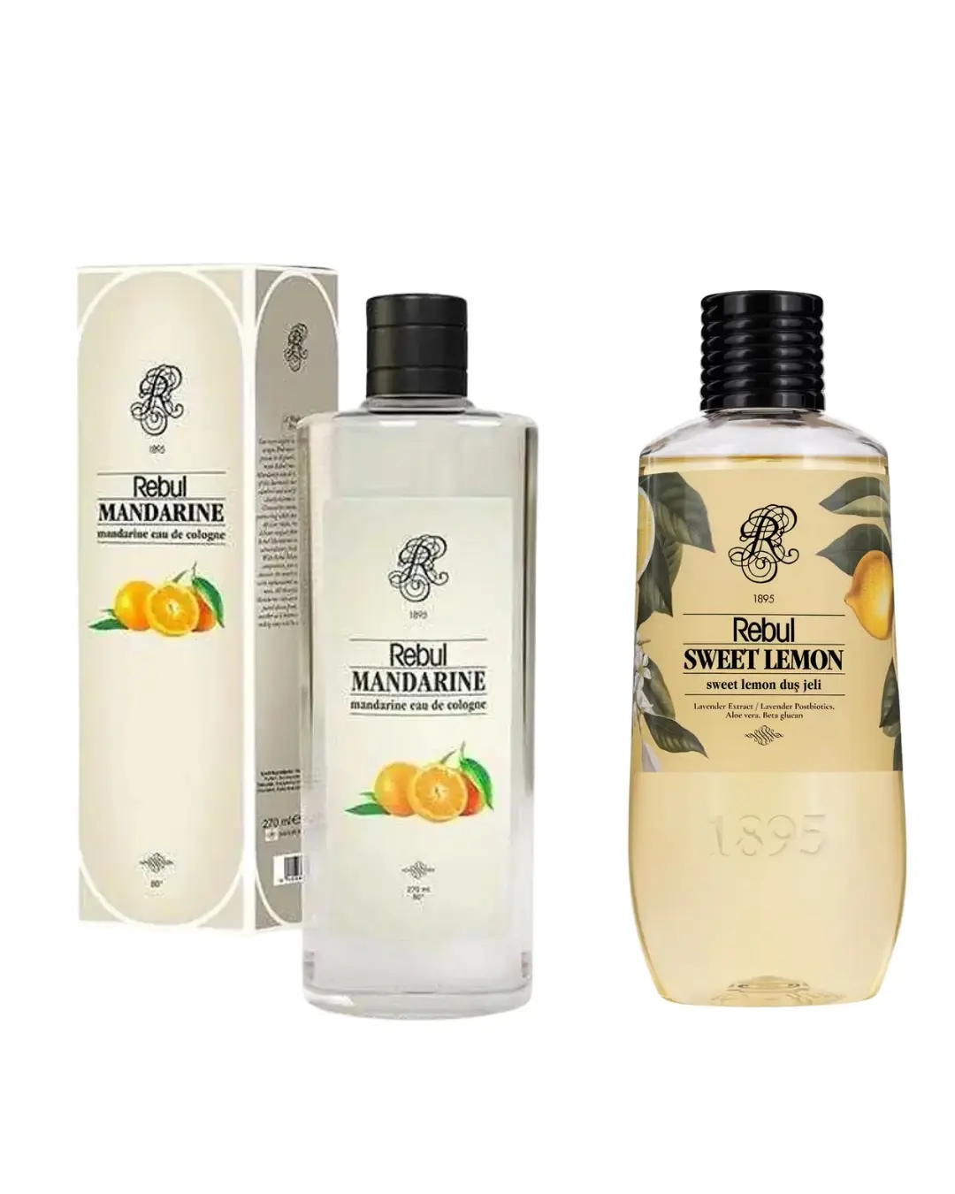 Rebul Mandarıne Edc 250 ML + Sweet Lemon Duş Jeli 500 ML UNISEX