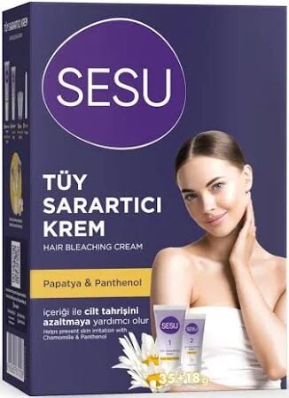 SESU Tüy Sarartıcı Krem 35 Gr +18 Gr