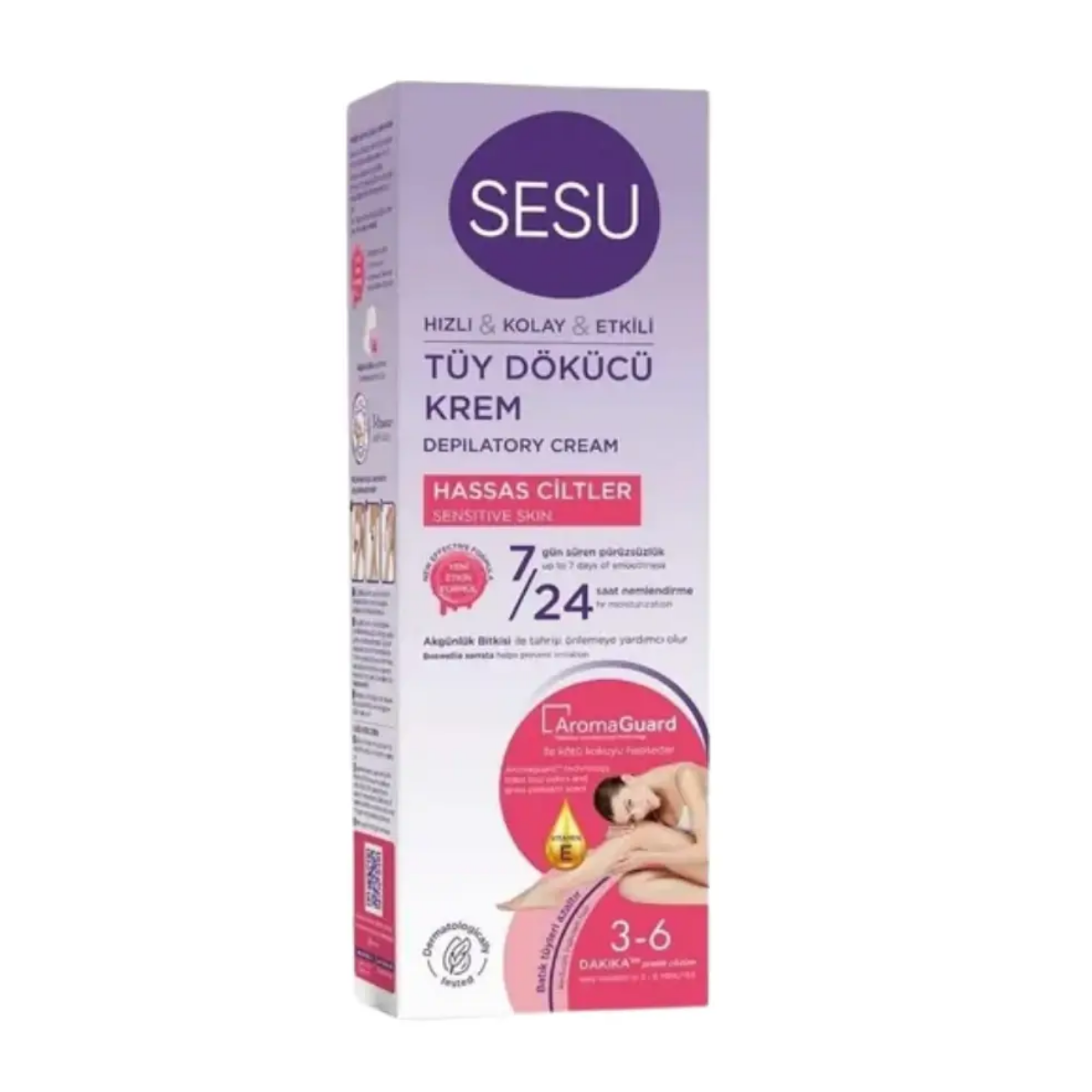Sesu Ince Tüyler Için Süper Tüy Dökücü Krem 100ml