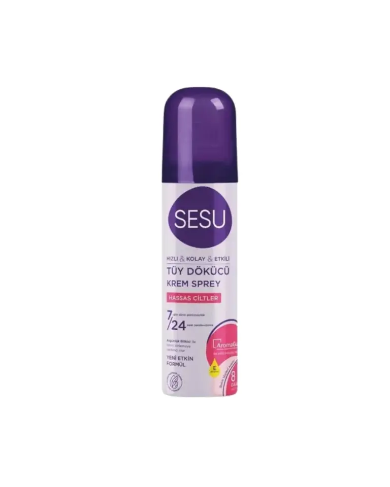 Sesu Tüy Dökücü Sprey 150 ml Hassas Ciltler