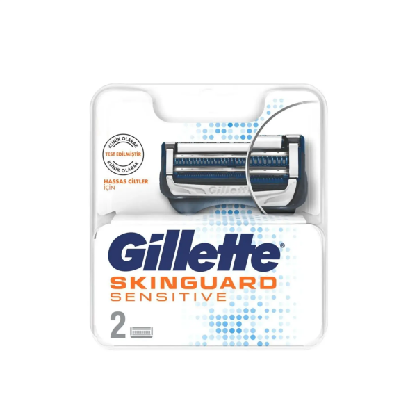 Gillette Skinguard Sensitive Yedek Tıraş Bıçağı 2'li Kartuş