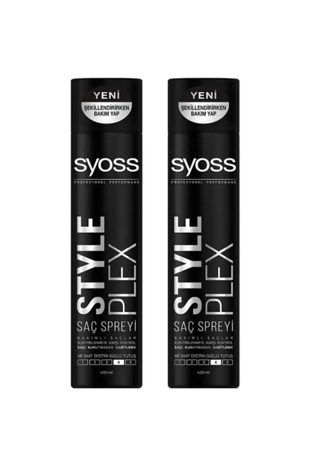 Syoss Style Plex Saç Spreyi 400 ml - 2 Adet - Saç Şekillendirici