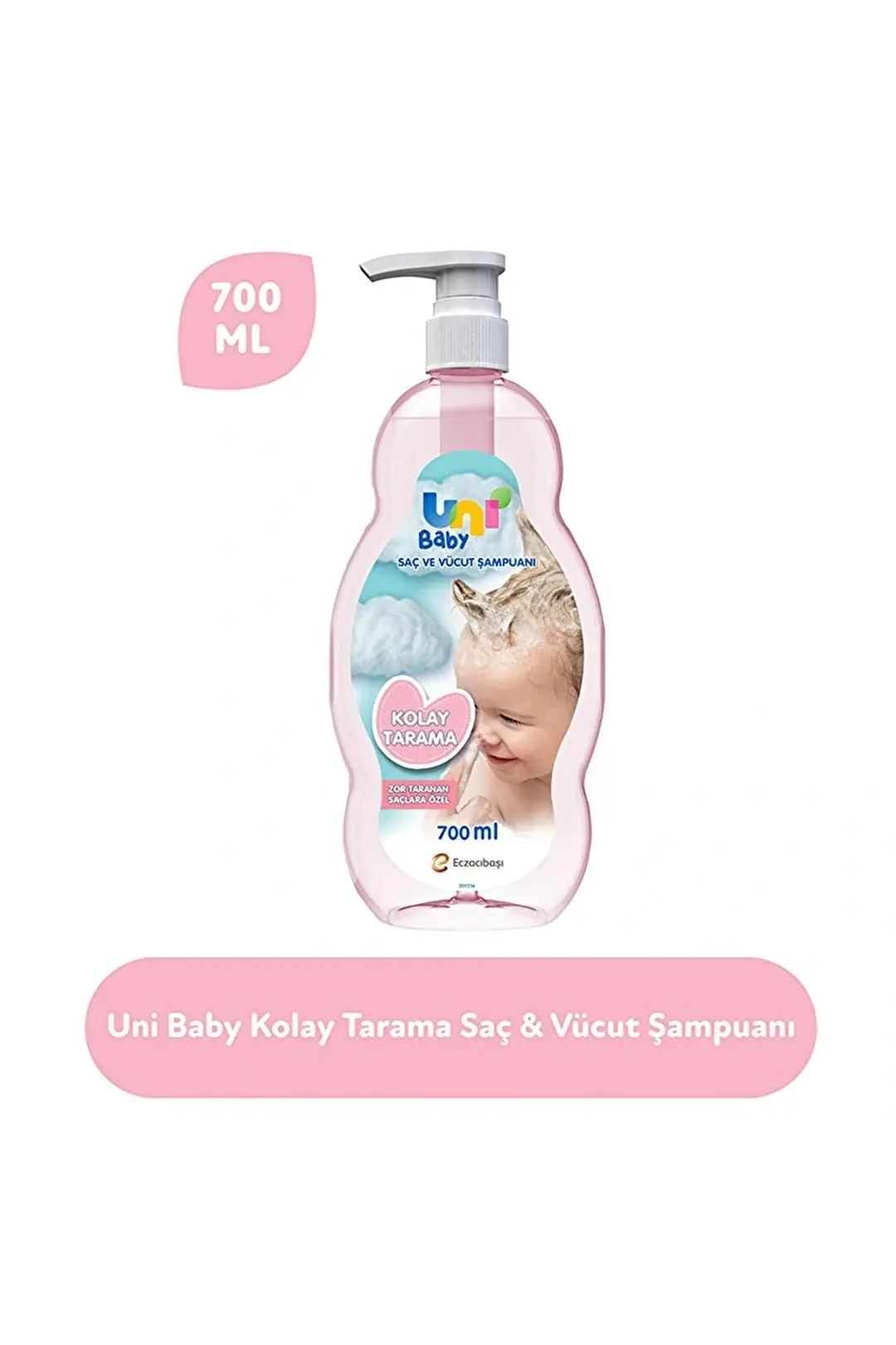 Uni Baby Kolay Tarama Saç Ve Vücut Şampuanı 700 ml