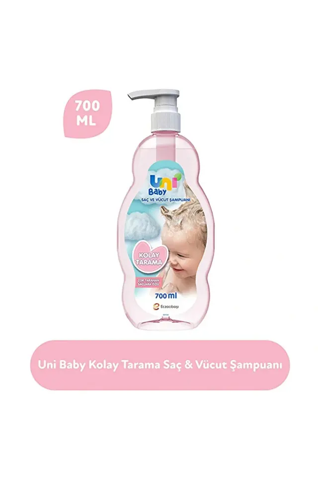 Uni Baby Kolay Tarama Saç Ve Vücut Şampuanı 700 ml