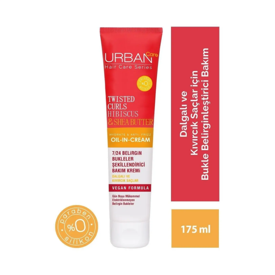 Urban Care Twisted Curls Hibiscus & Shea Butter Durulanmayan Bukle Belirginleştirici 7/24 175 Ml