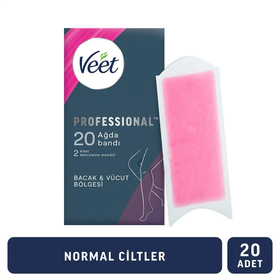 VEET Professional Ağda Bandı Normal 20'li