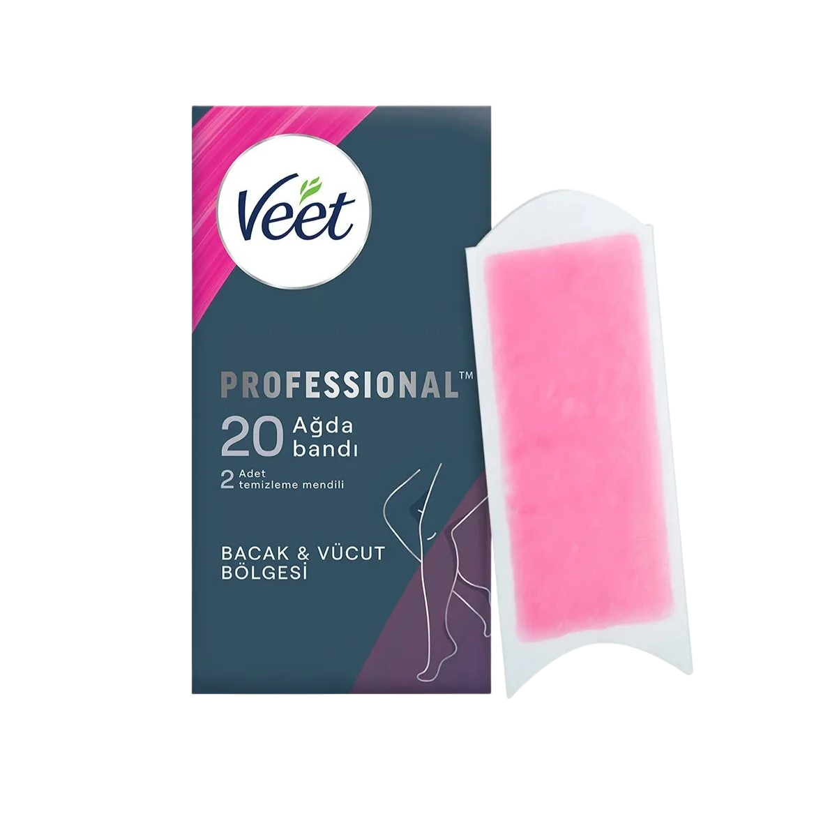 VEET Professional Ağda Bandı Normal 20'li