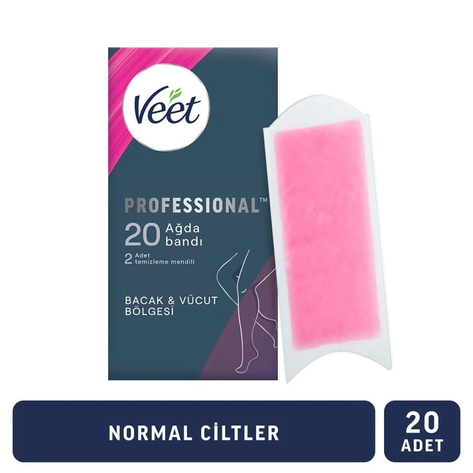 VEET Professional Ağda Bandı Normal 20'li