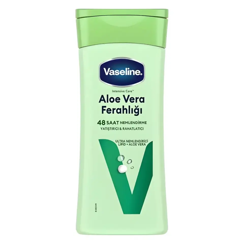 Vaseline Vücut Losyonu Aloe Vera Ferahlığı Kuru Ciltler İçin 200 ml