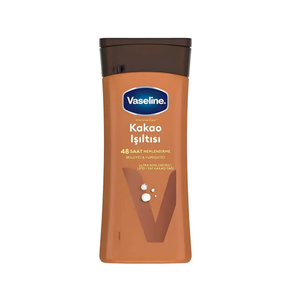Vaseline Vücut Losyonu Kakao Işıltısı Parlaklığını Kaybetmiş ve Kuru Ciltler İçin 200 ml