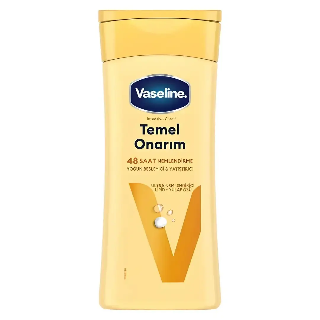 Vaseline Vücut Losyonu Temel Onarım Kuru Ciltler İçin 200 ml