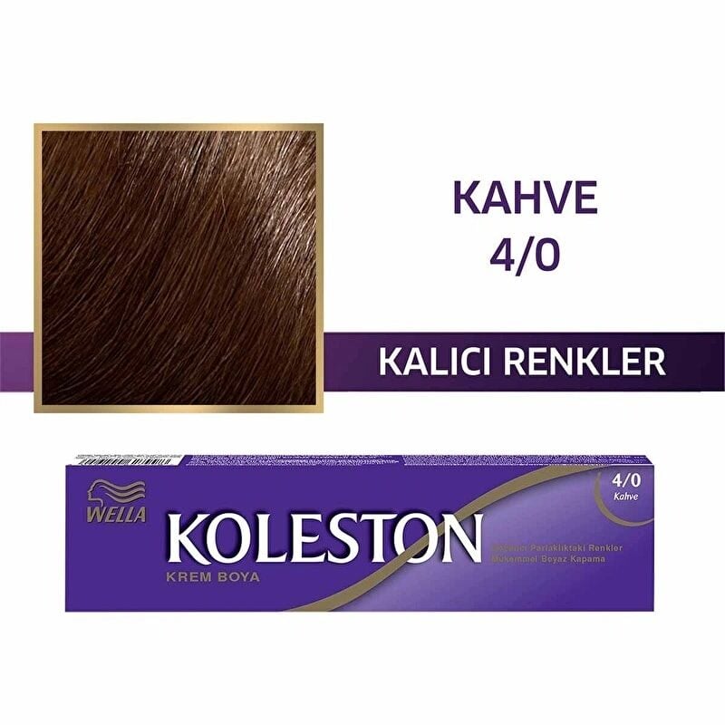 Wella Koleston Single Tüp Boya 4/0 Kahve