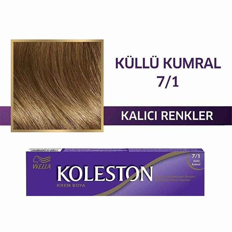 Wella Koleston Single Tüp Boya 7/1 Küllü Kumral
