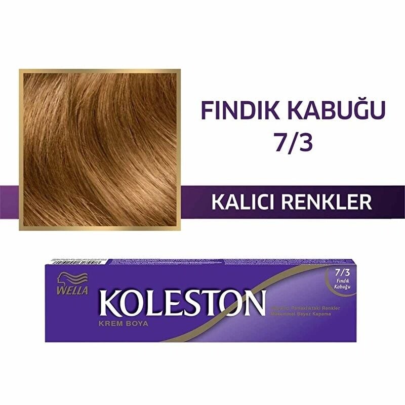 Wella Koleston Single Tüp Boya 7/3 Fındık Kabuğu