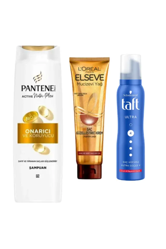 Zayıf Ve Yıpranmış Saçlar İçin Bakım Seti