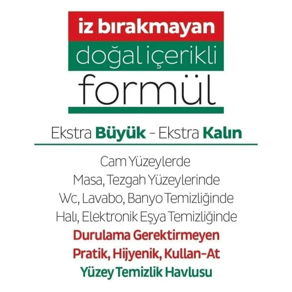 Çamaşır Sulu Easy Clean Yüzey Temizlik Havlusu 12x102 (1224 Yaprak)