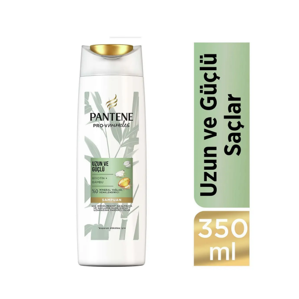 Pantene Uzun Ve Güçlü Saçlar Bambu Ve Biyotinli Şampuan 350 ml