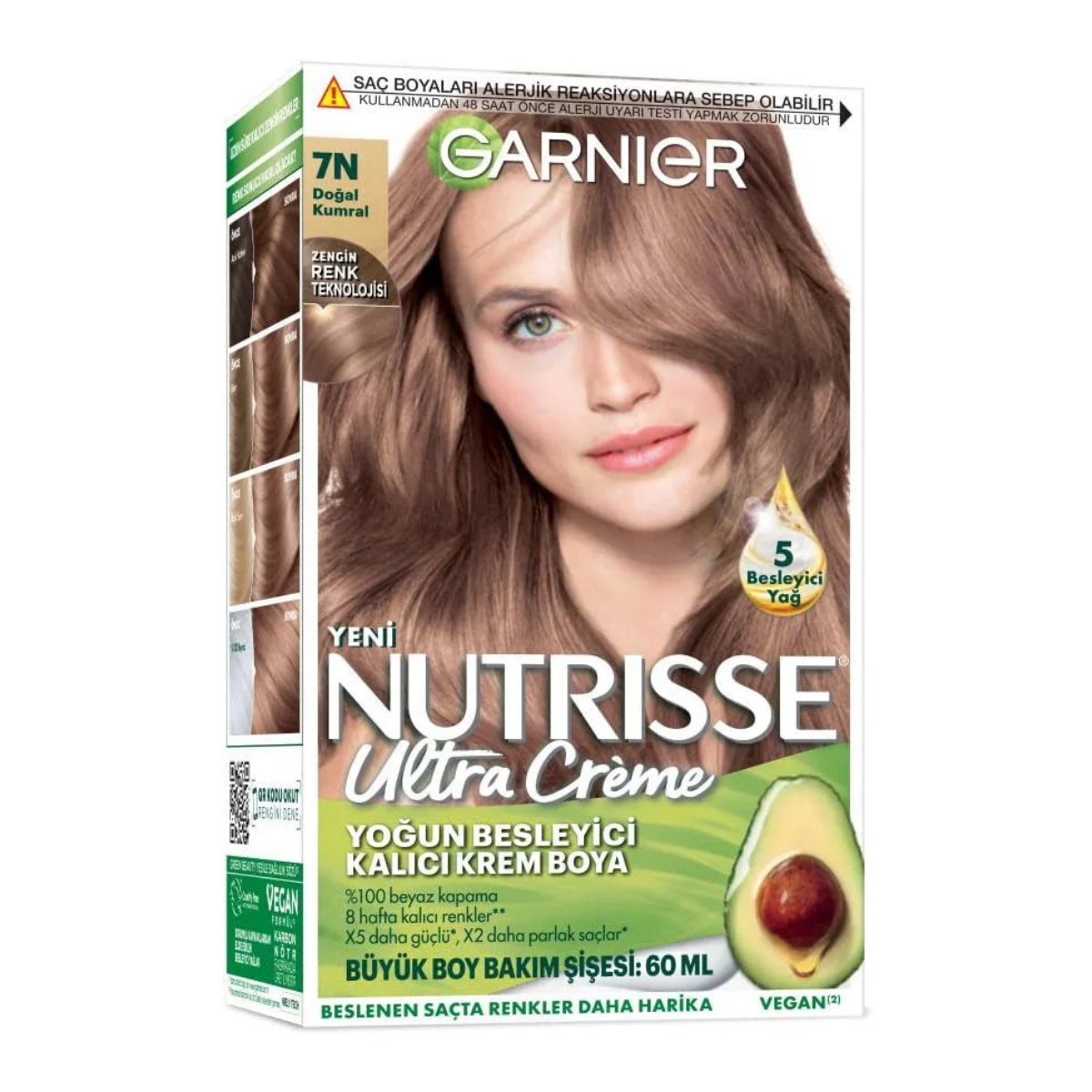 Garnier Nutrisse Ultra Creme 7N Doğal Kumral