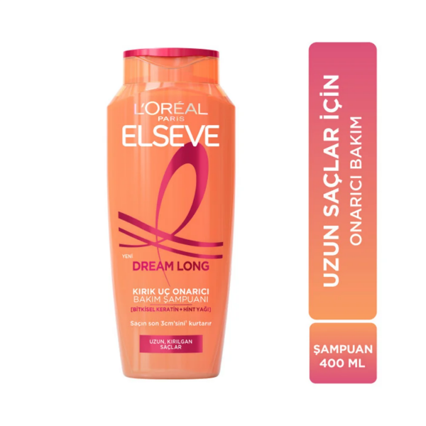 Loreal Paris Elseve Dream Long Kırık Uç Onarıcı Bakım Şampuanı 400 Ml