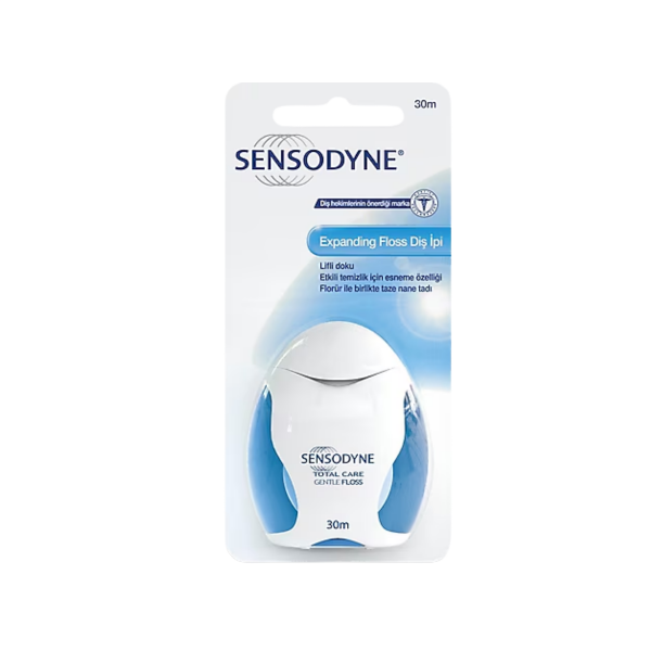 Sensodyne Gentle Floss Nane Aromalı 30 m Diş İpi
