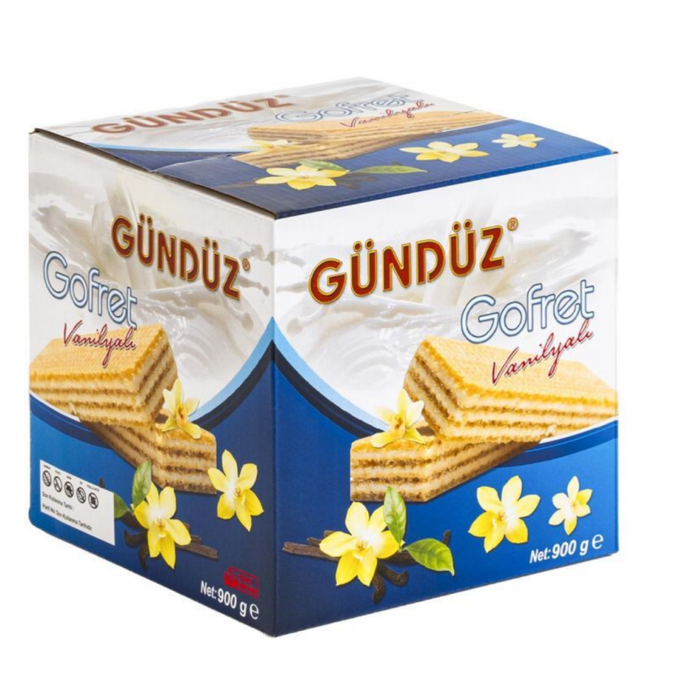 Gündüz  Gofret Vanilyalı 900g