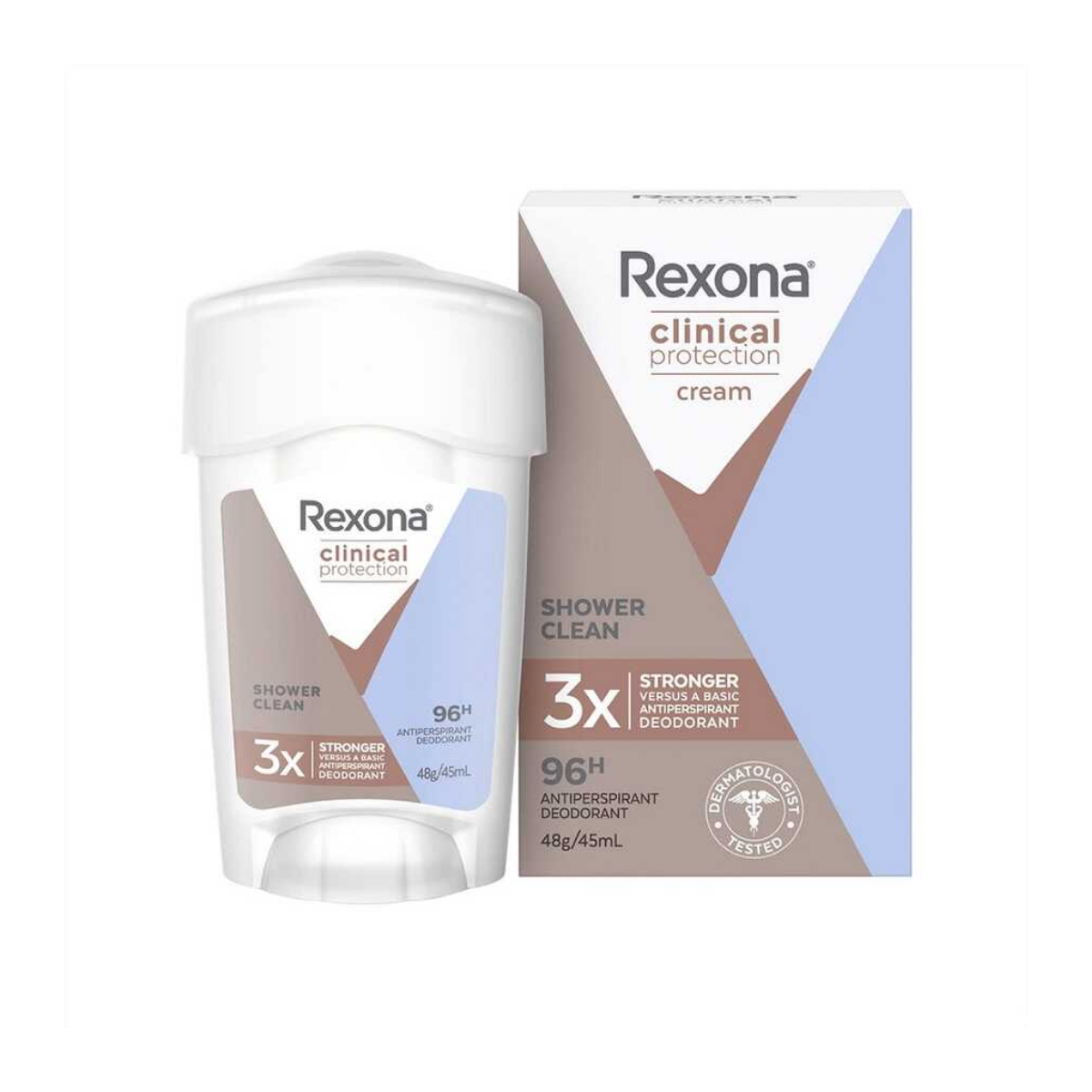 Rexona Clinical Protection Shower Clean Kadın Roll-On 45 Ml