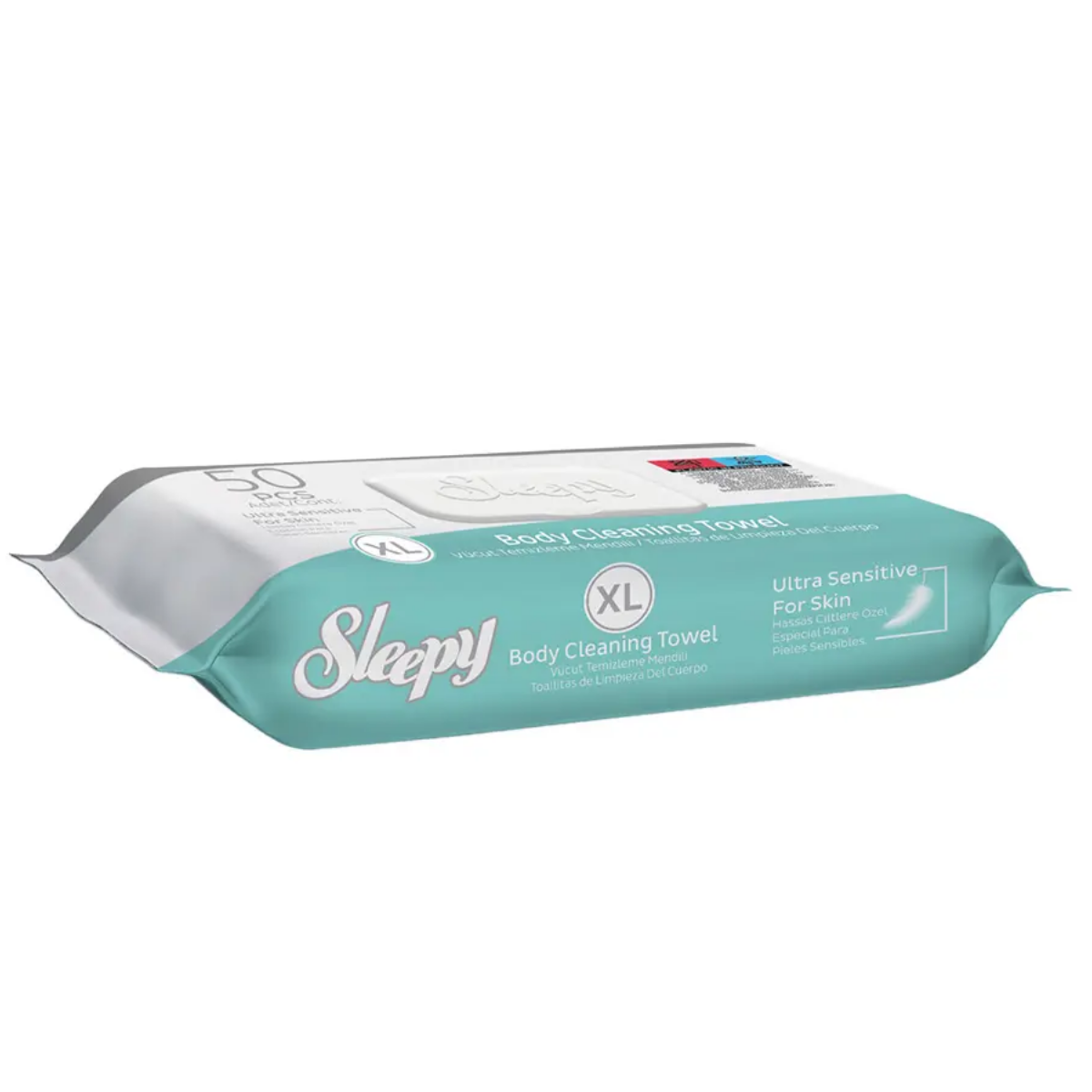 Sleepy Sensitive Vücut Temizleme Havlusu 50 li