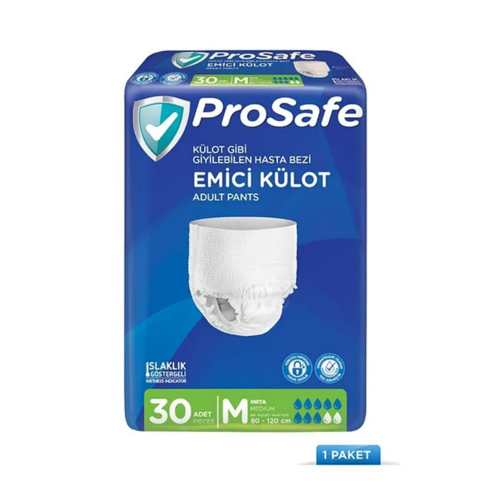 Prosafe Emici Külot Hasta Bezi Medium 30 lu