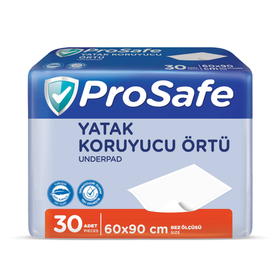 Prosafe Yatak Koruyucu Örtü 60*90 Cm 30'Lu