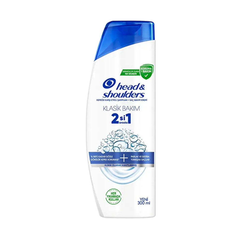 Head & Shoulders 2'si 1 Arada Klasik Bakım Kepek Karşıtı Şampuan