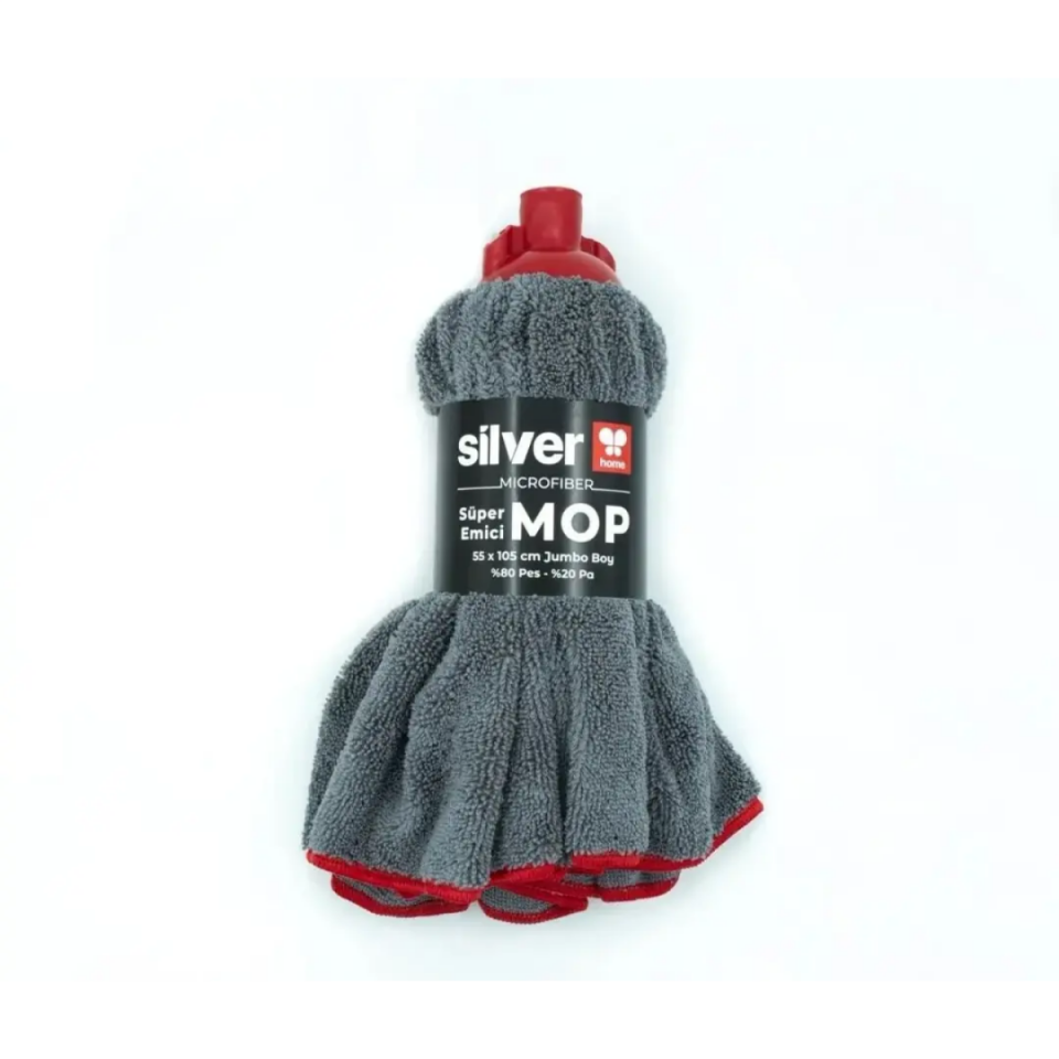 SİLVER MİCROFİBER MOP GRİ 105*55 CM