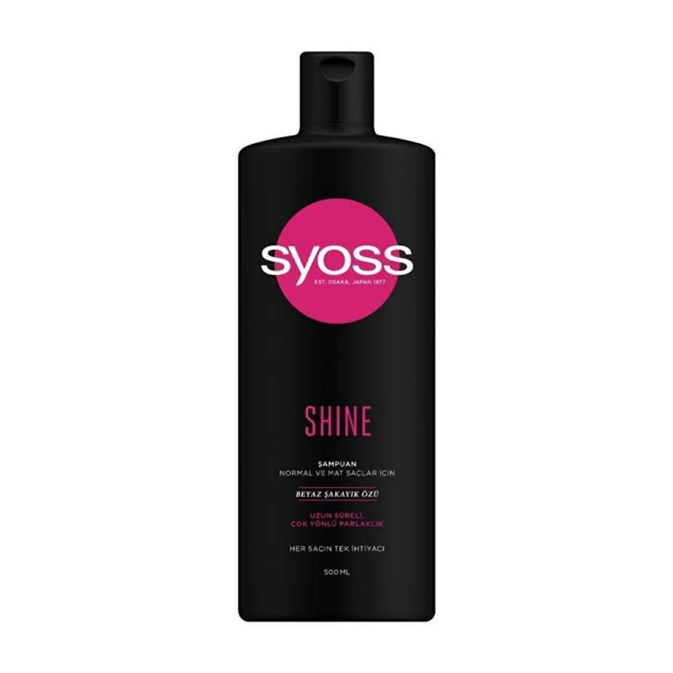 Syoss Shine Şampuan 500ml Normal ve Mat Saçlar İçin
